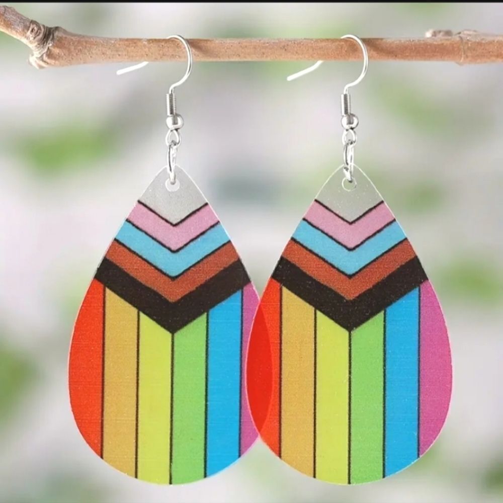 Pride Rainbow Dangle earrings For Adults